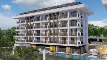 Alanya Payallar'da Yeni Proje Satılık Lüks 1+1 Daire