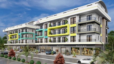 Alanya Oba 'da  1+1 Yeni Satılık Daire