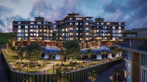 Alanya Kestel mah Satılık 1+1 Havuzlu Yeni Daire