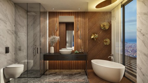 Alanya Küçükhasbahçe  Mahallesinde Yeni Lüks Satılık 2+1 Daire