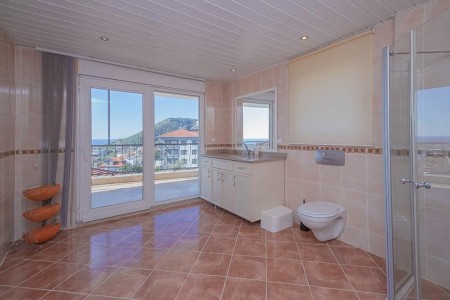 Alanya Cikcilli'de Deniz Manzaralı Kiralık 3+1 İkiz Villa