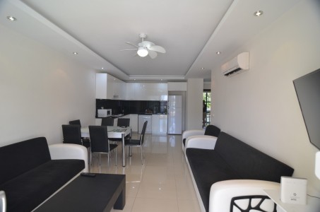 Alanya Crystal Garden'de 1+1 Satılık  Eşyalı  Daire