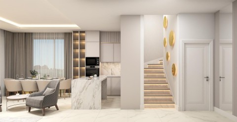 Alanya Kestel Sun Villas Garden ' Satılık 3+2 Villa