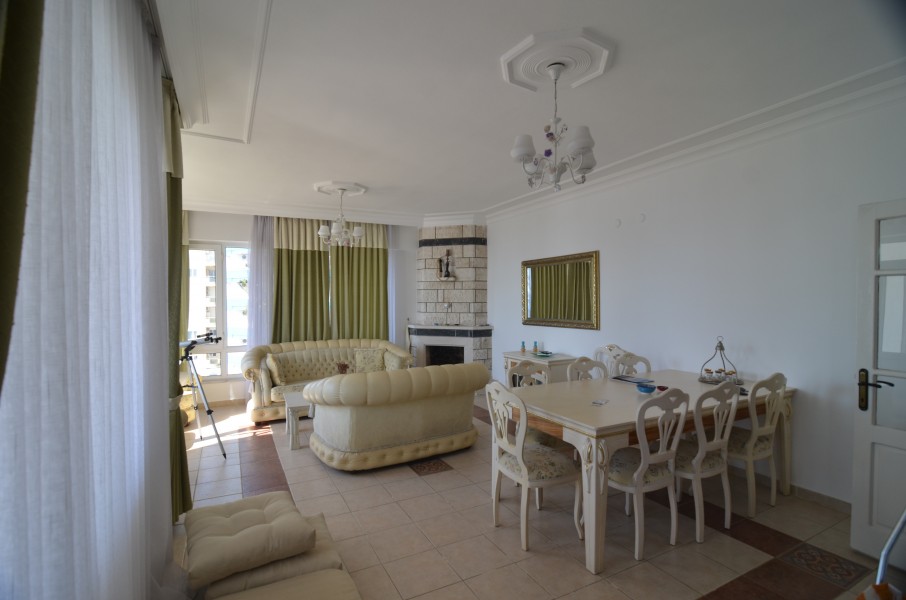 Alanya Deniz Manzaralı 3+1 Satılık Daire