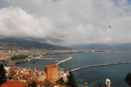 Alanya Tophane'de Deniz Manzaralı Satılık Villa projeli